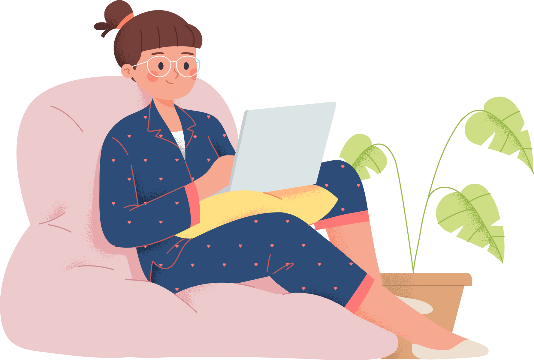 Portrait of Women Working From Home Remote Freelance